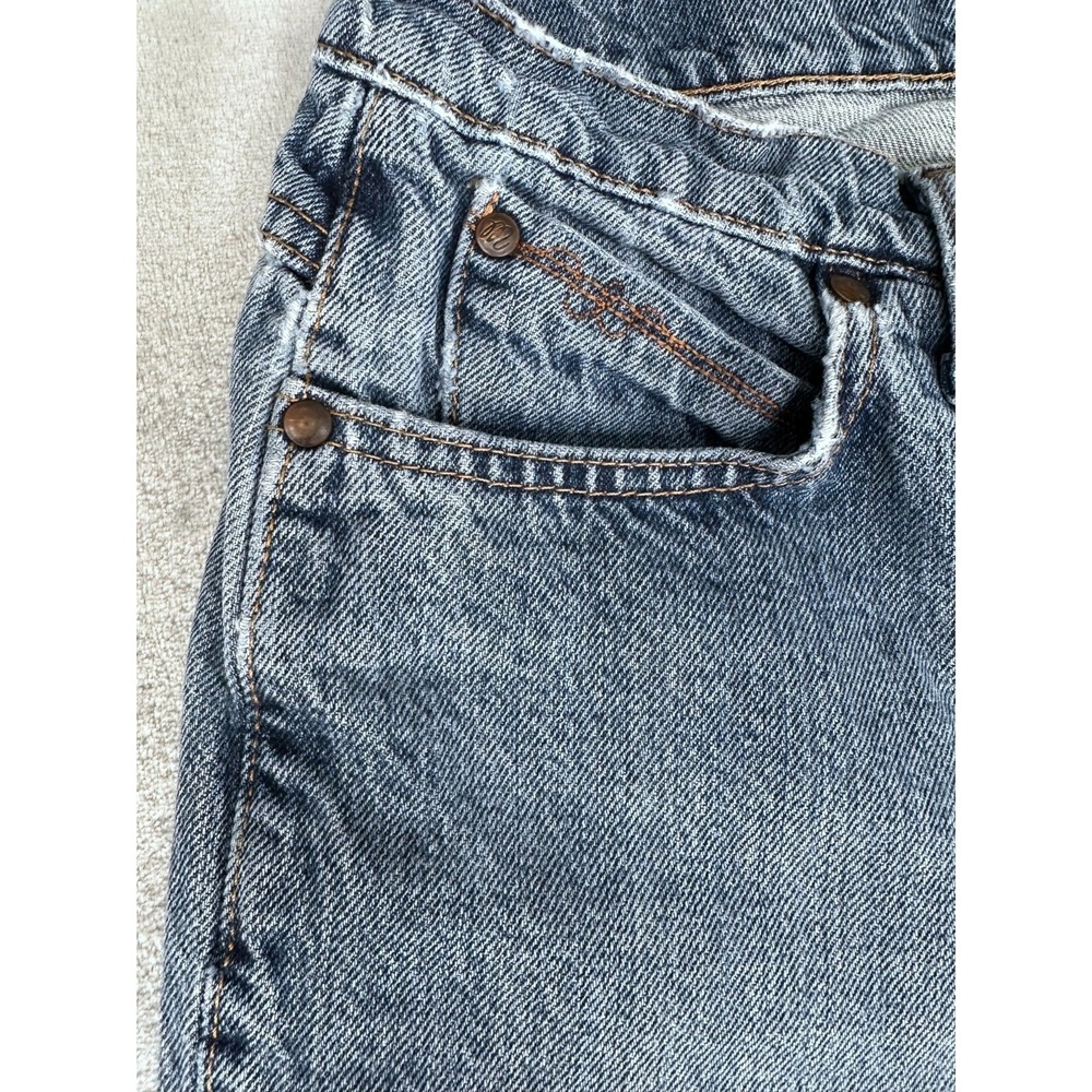 Wrangler Cash Cowgirl Cut Jeans Women's 9/10 x 36 100% Cotton - Picture 7 of 16